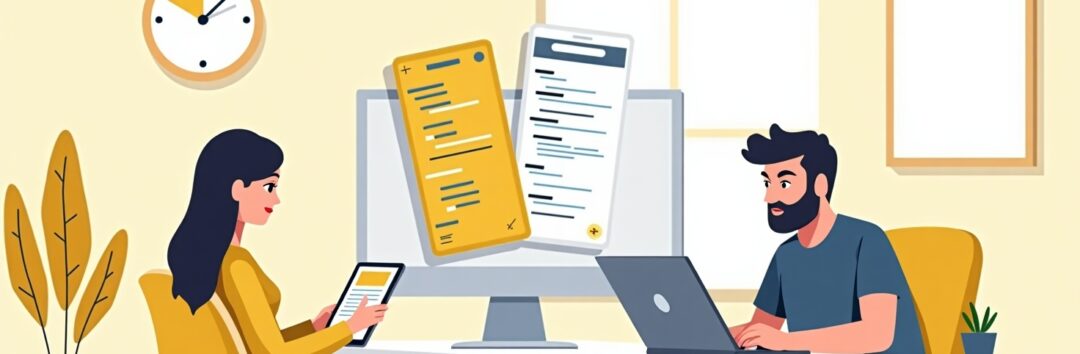 Flux_Dev_Flat_modern_illustration_of_a_developer_writing_mobil_2