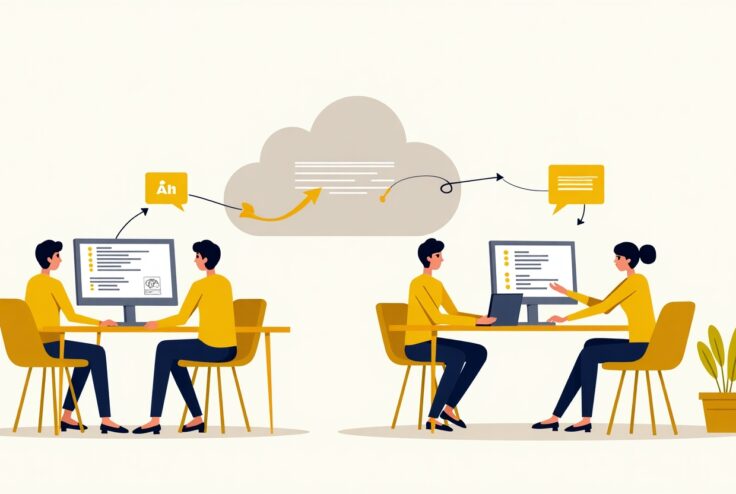 Flux_Dev_Flat_modern_illustration_of_a_development_team_deploy_0