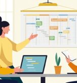 Flux_Dev_Flat_modern_illustration_of_a_project_manager_assigni_0